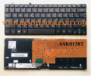 Asus Keyboard คีย์บอร์ด Zenbook Flip UX360 UX360CA UX360UA  ภาษาไทย อังกฤษ  รบกวนแกะเทียบก่อนสั่งซื้อนะครับ (สายแพ)